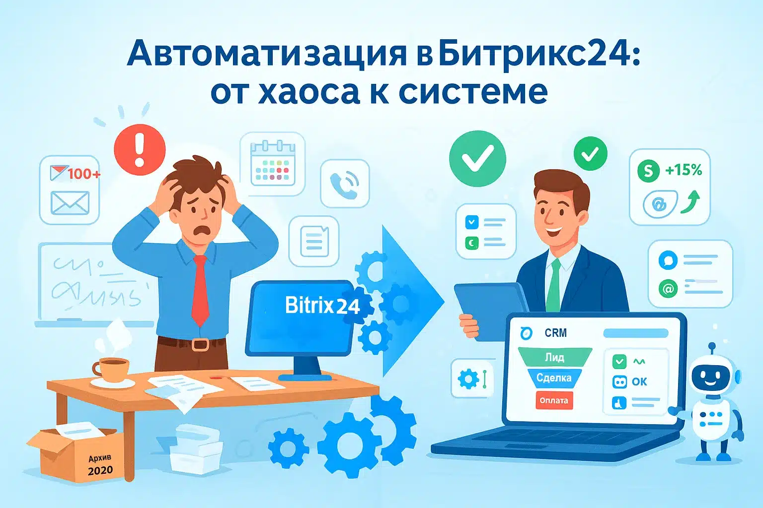Автоматизация бизнес-процессов в Битрикс24: с чего начать и что автоматизировать в первую очередь